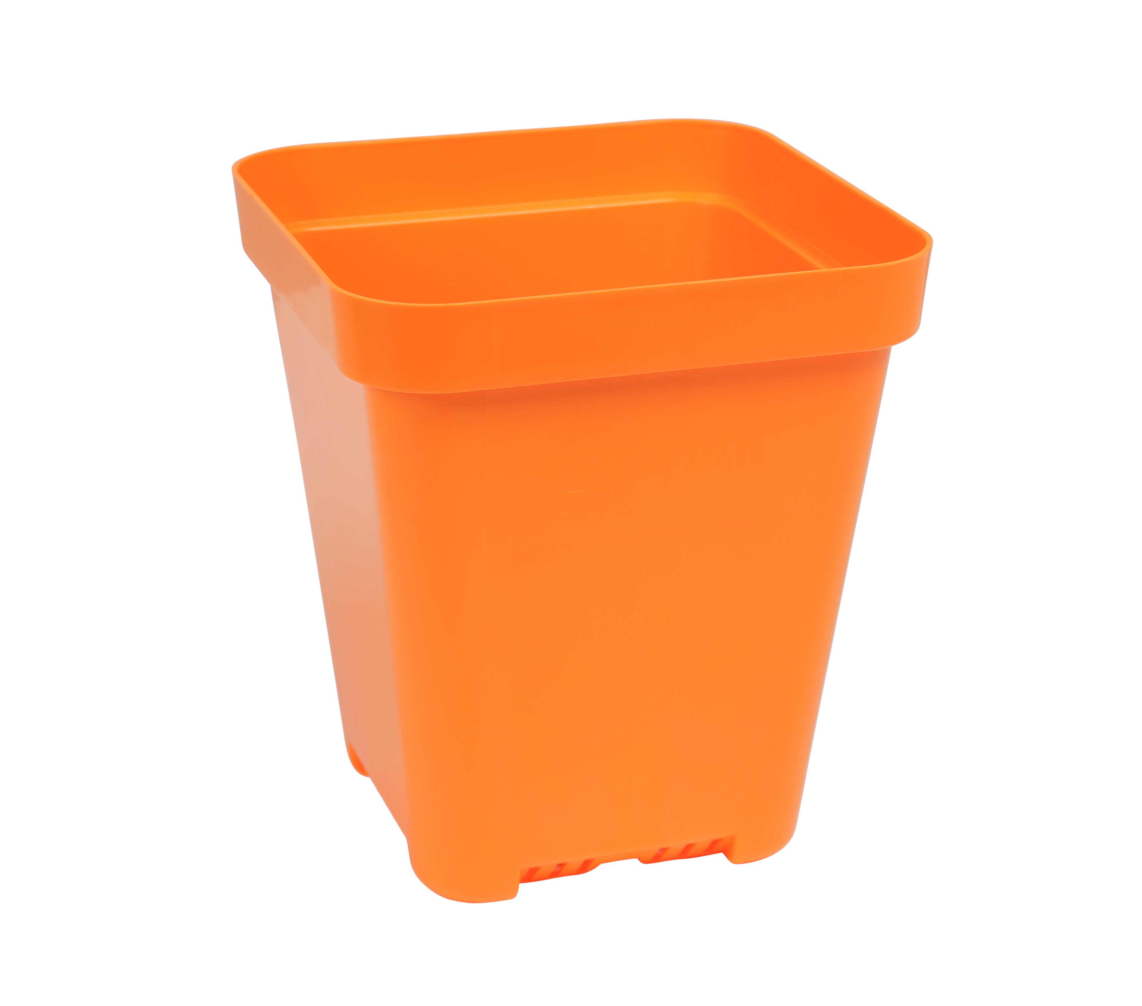 SunPack Square Seed Starting Pot Orange 5 in