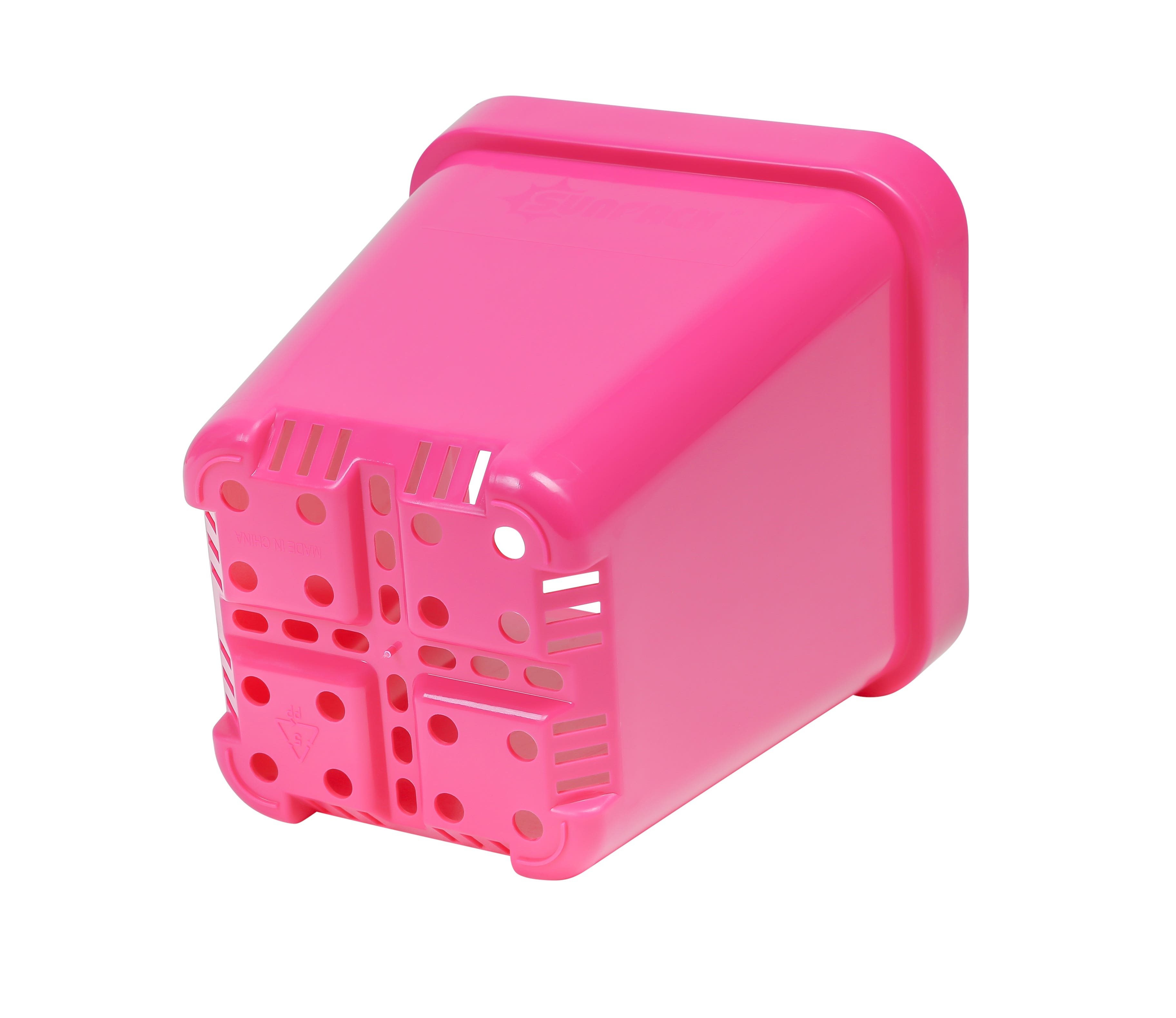 SunPack Square Seed Starting Pot Magenta 5 in