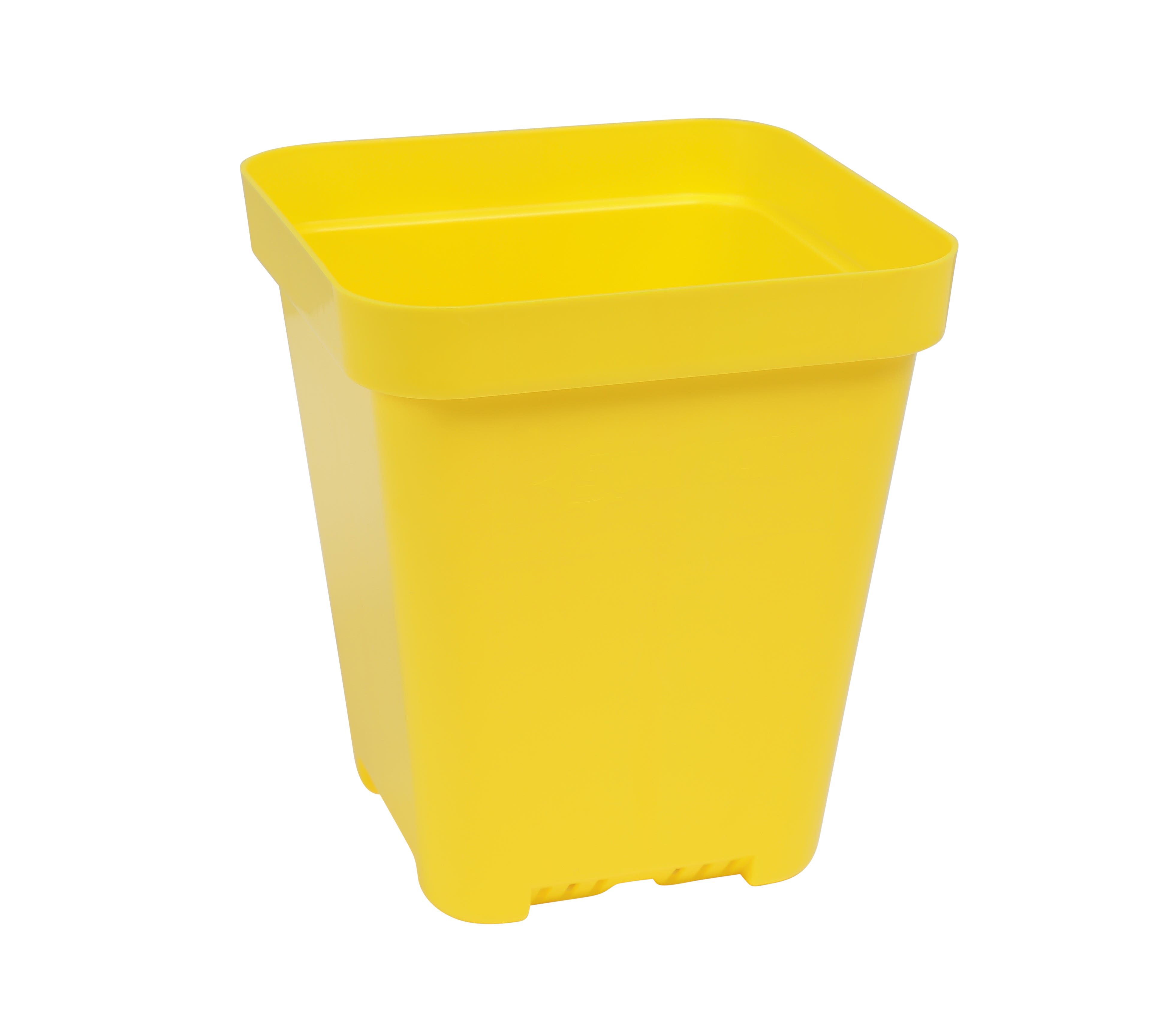 SunPack Square Seed Starting Pot Yellow 5 in