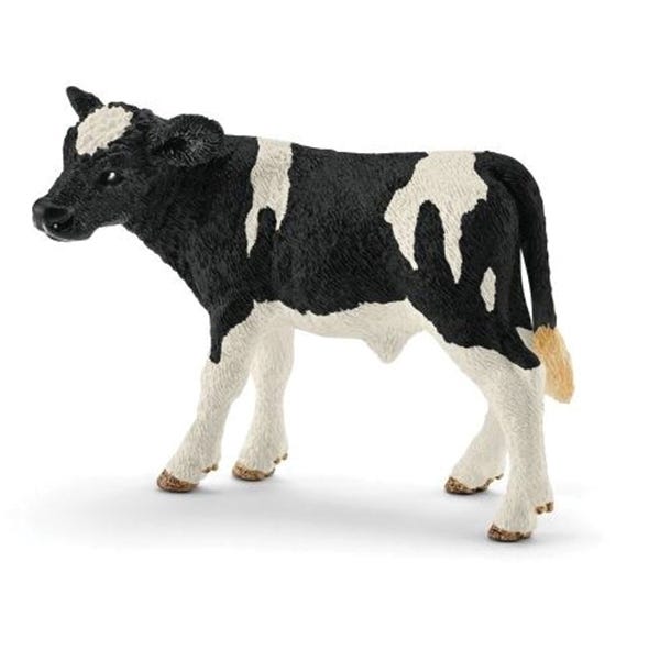 Schleich-S Figurine, Holstein Calf, Plastic