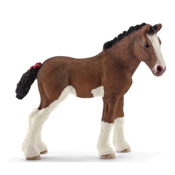 Schleich-S Figurine, Clydesdale Foal, Plastic