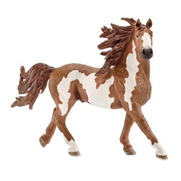 Schleich-S Farm World Series Toy, Pinto Stallion, Plastic