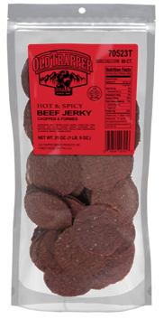Old Trapper Hot & Spicy Beef Jerky, 80 Count