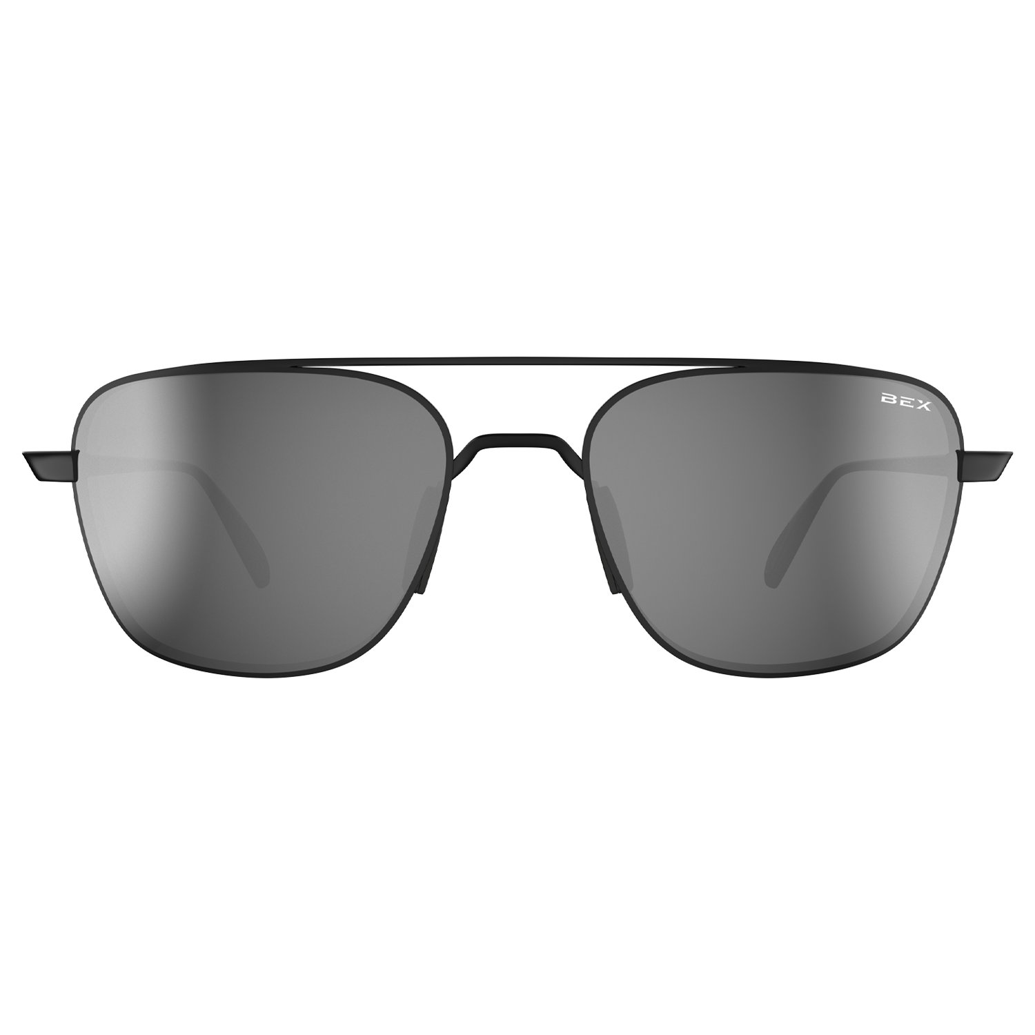 BEX Mach Sunglasses, Black/Silver