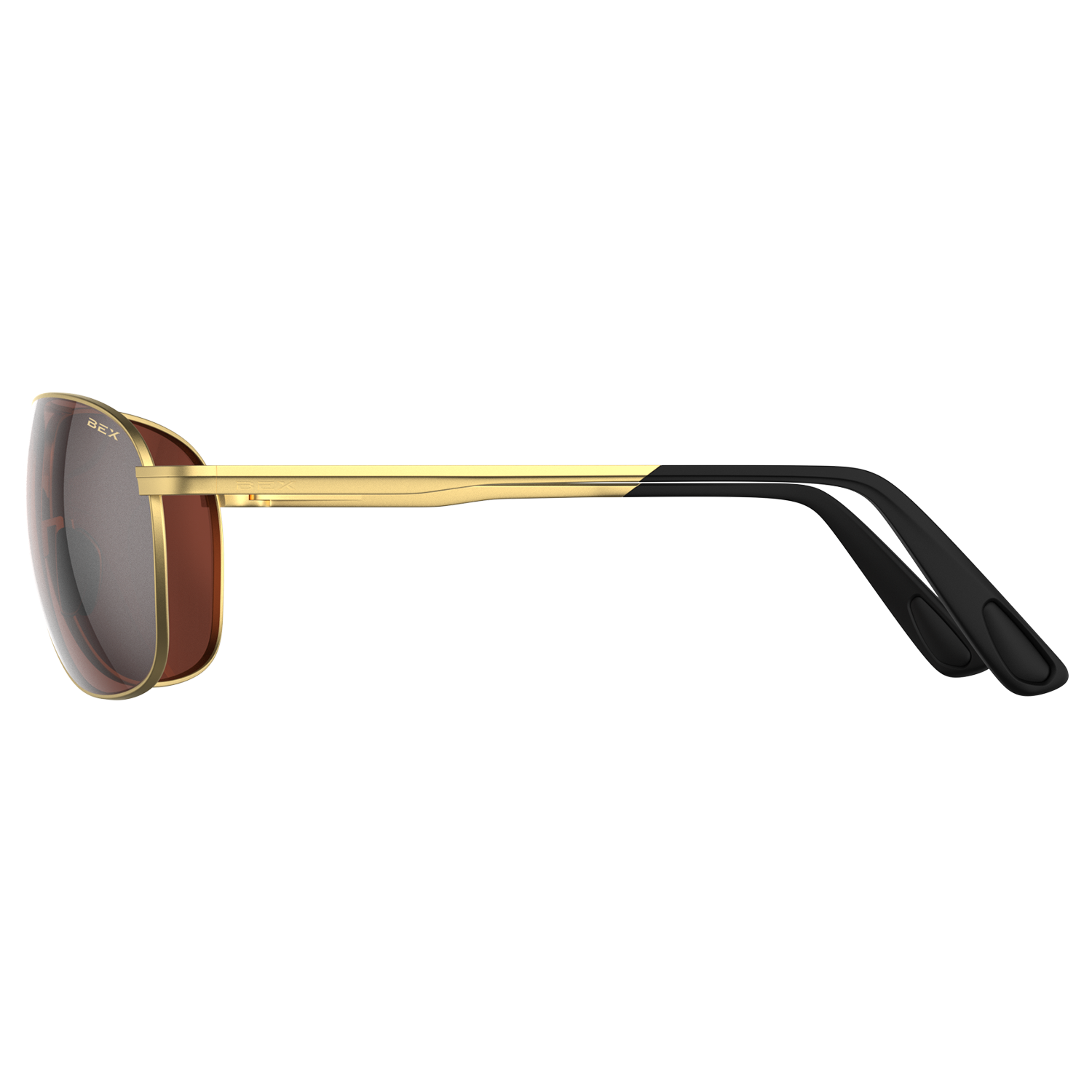 BEX Nova Sunglasses, Gold/Brown