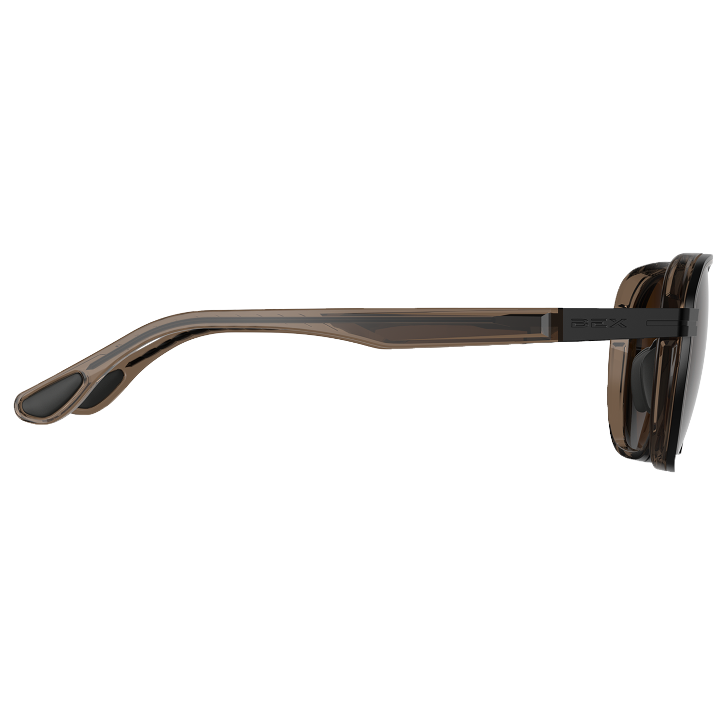 BEX Sable Sunglasses, Black/Brown