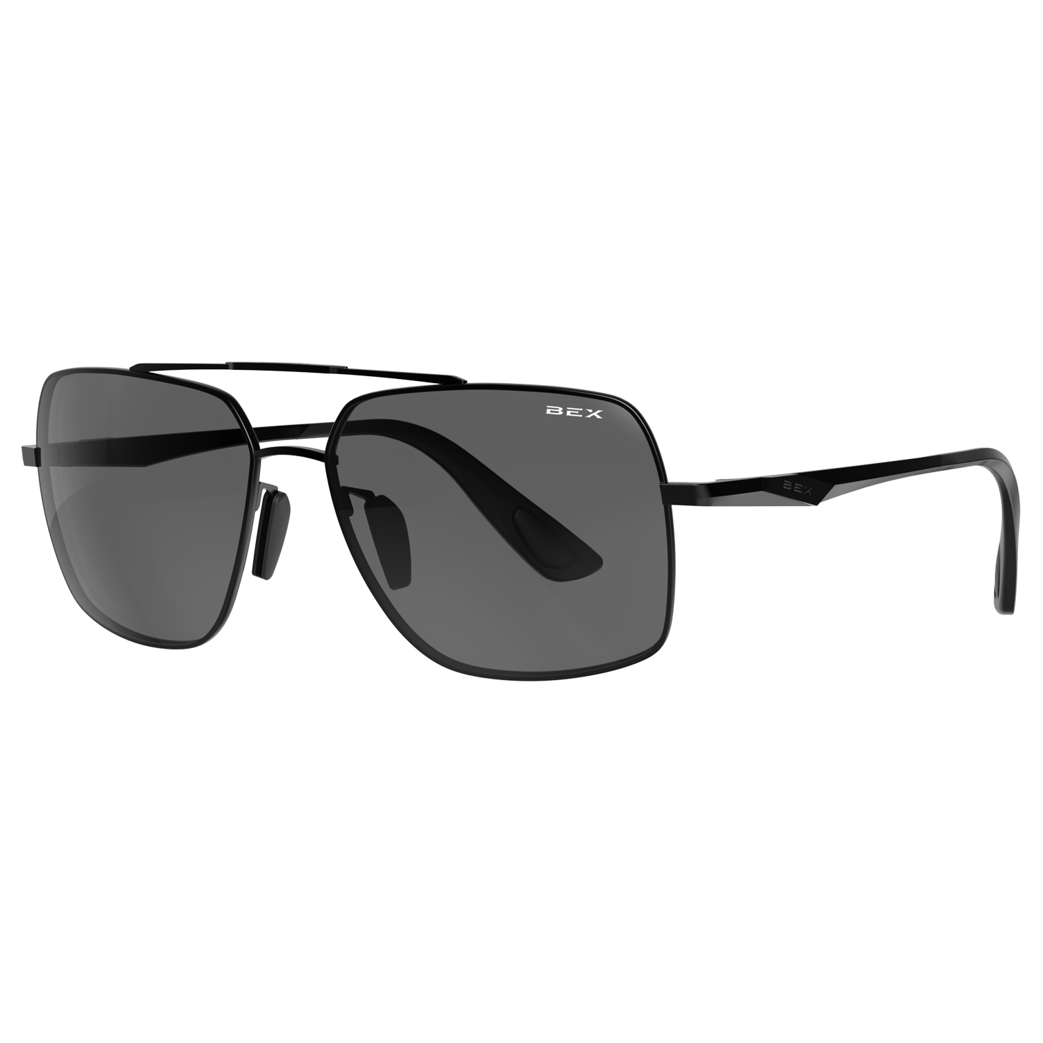 BEX Wing Sunglasses, Black/Gray