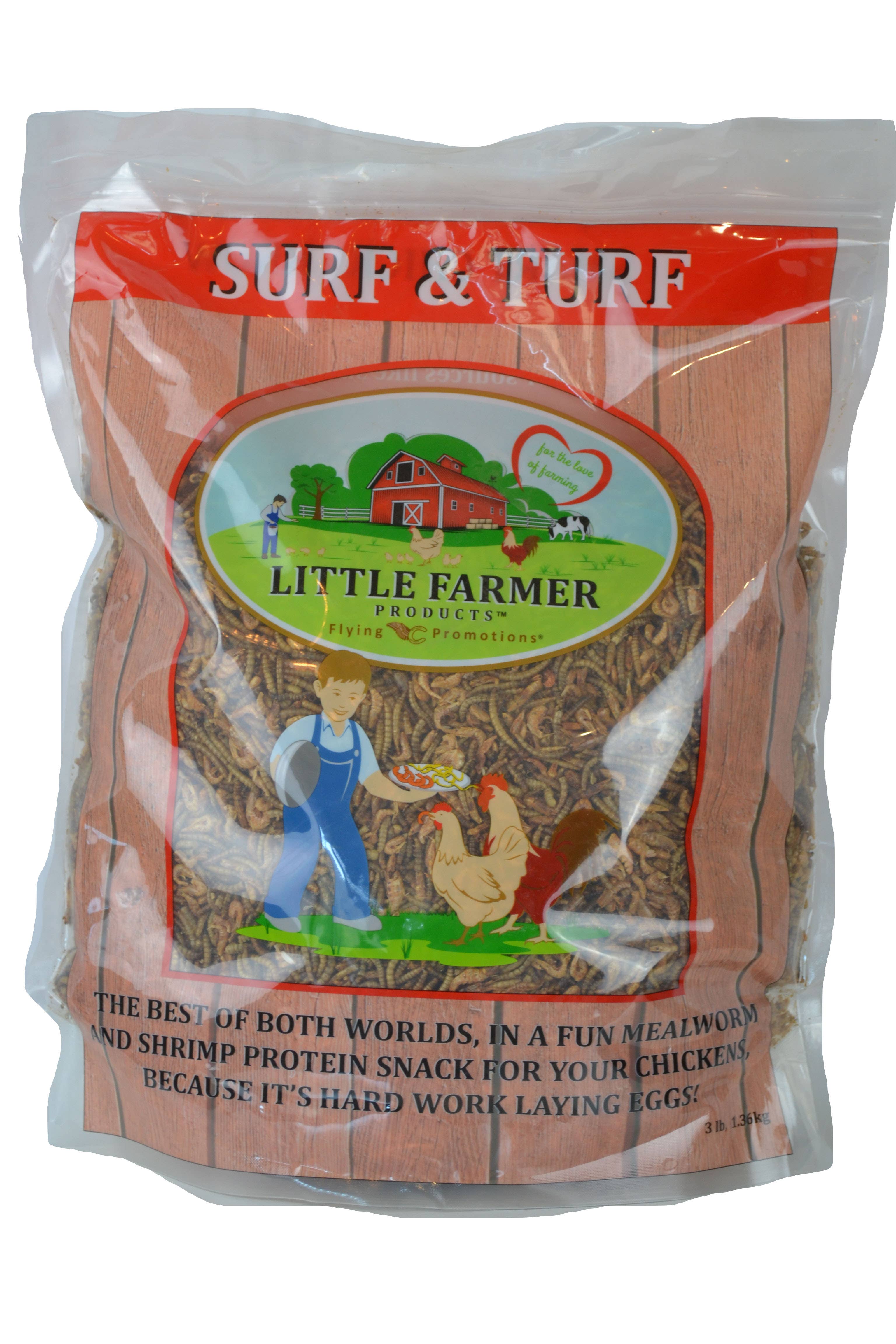 Little Farmer Products Surf & Turf Poultry Treat, 1 lb. Bag