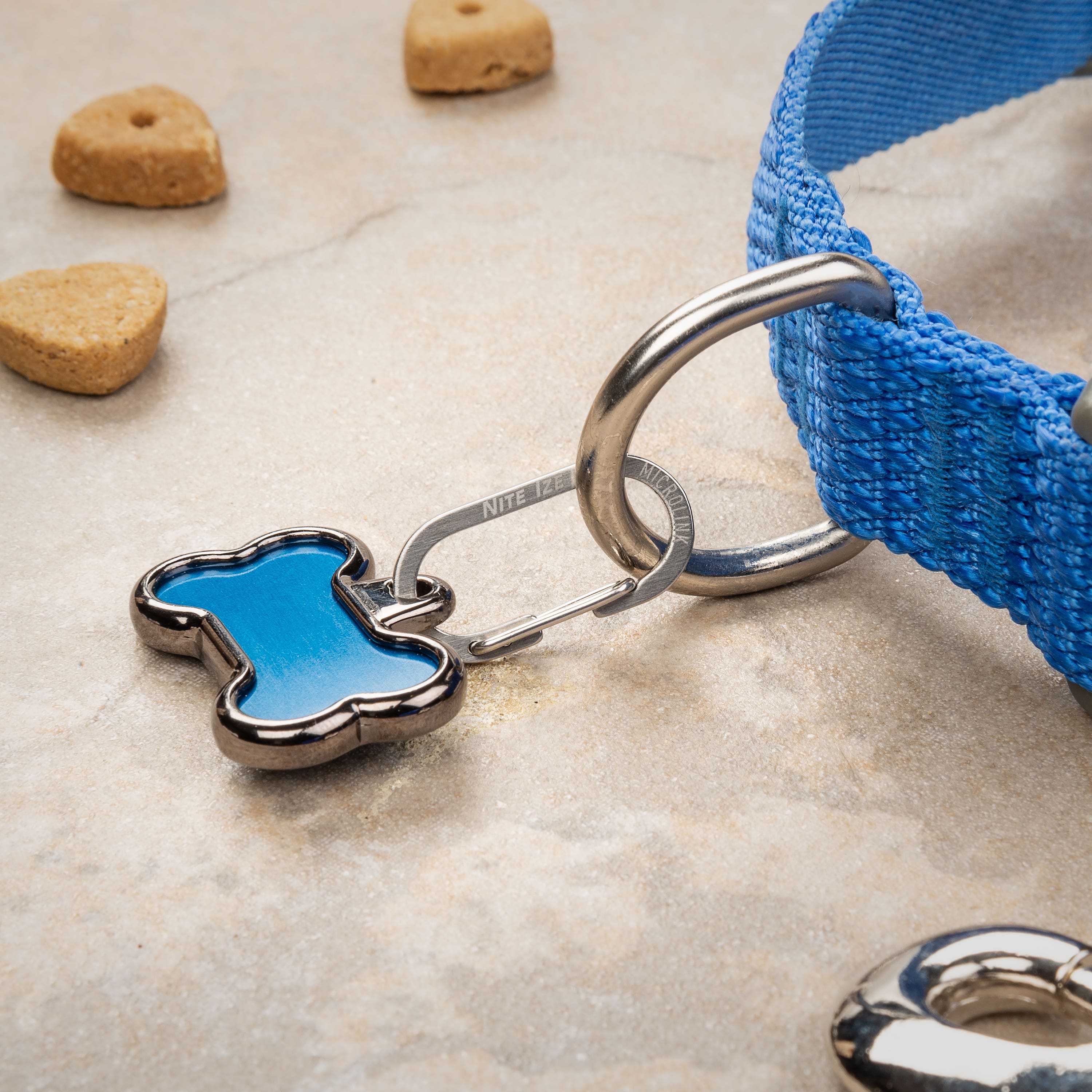 Nite Ize MicroLink Pet Tag Carabiner, 2 Pack