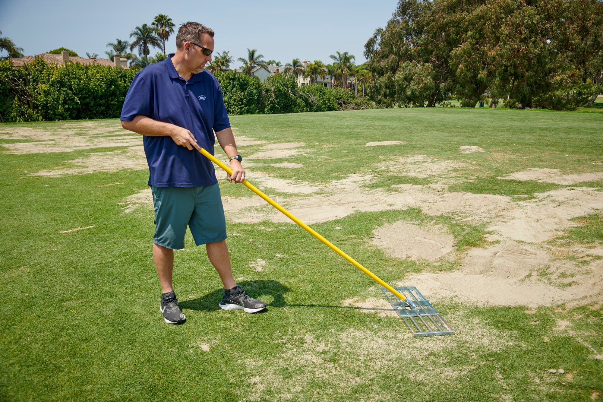 Underhill Level Lawn Greens Keeper TLLG-30K Rake, Fiberglass/Stainless Steel