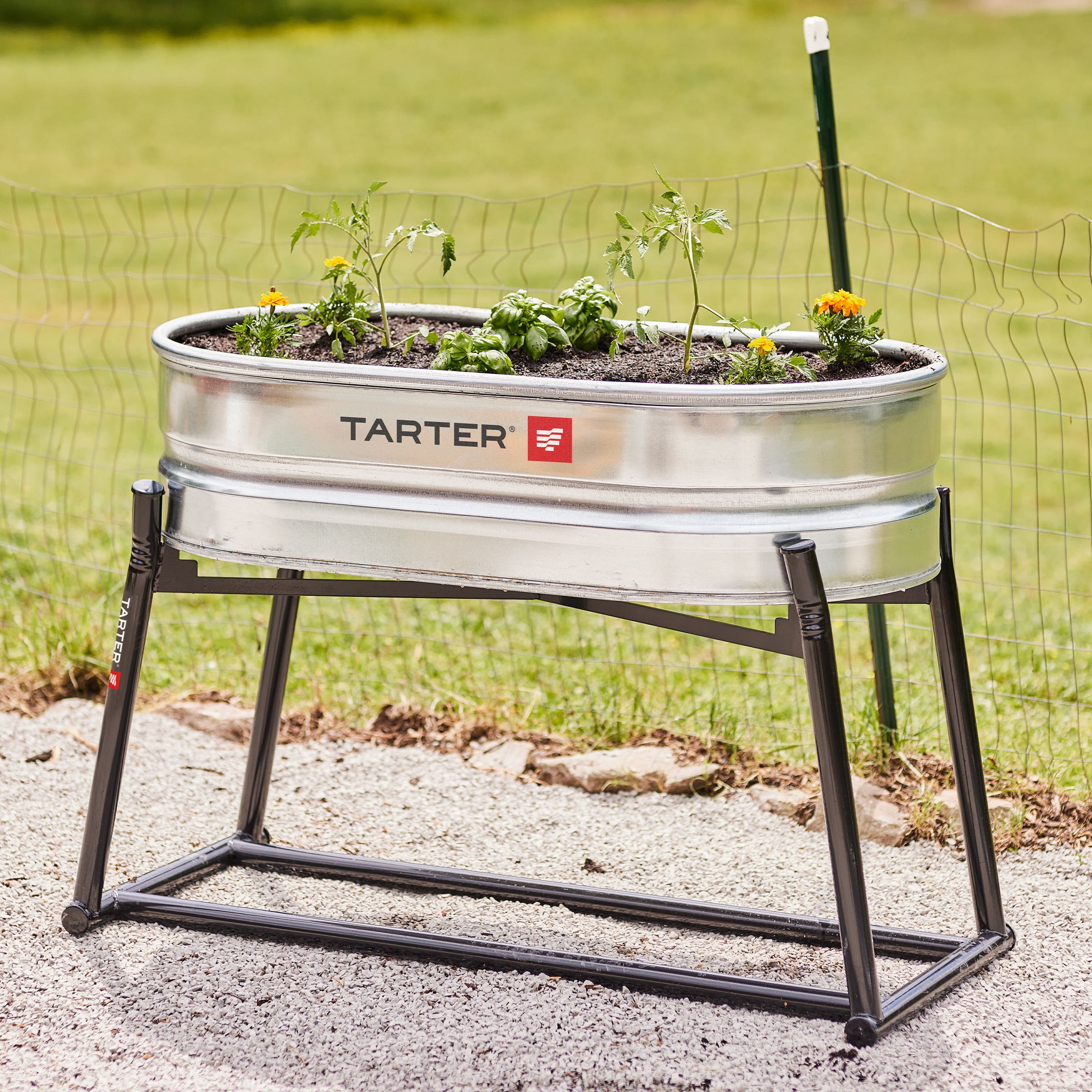 Tarter Oval Versa Stock Tank – 40 gal, Galvanized