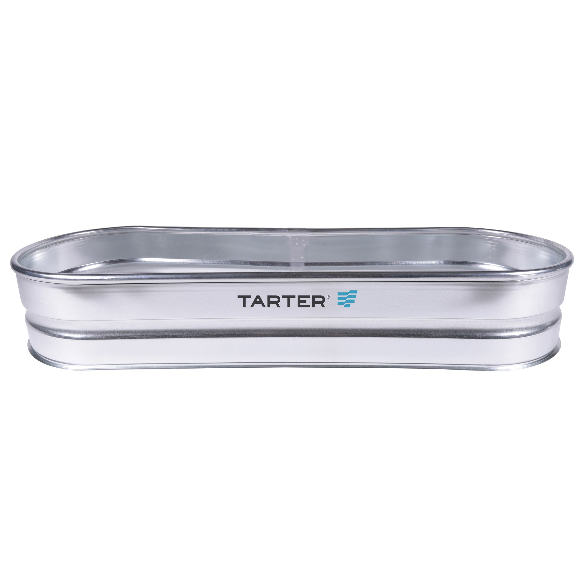 Tarter Oval Raised Bed Planter 6 ft × 2 ft × 1 ft Galvanized Steel