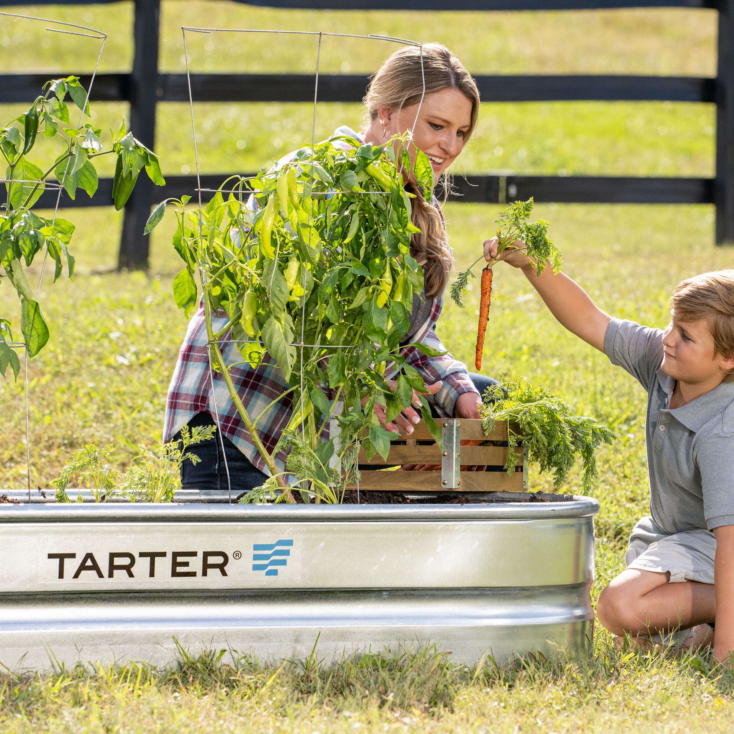 Tarter Oval Raised Bed Planter 6 ft × 2 ft × 1 ft Galvanized Steel