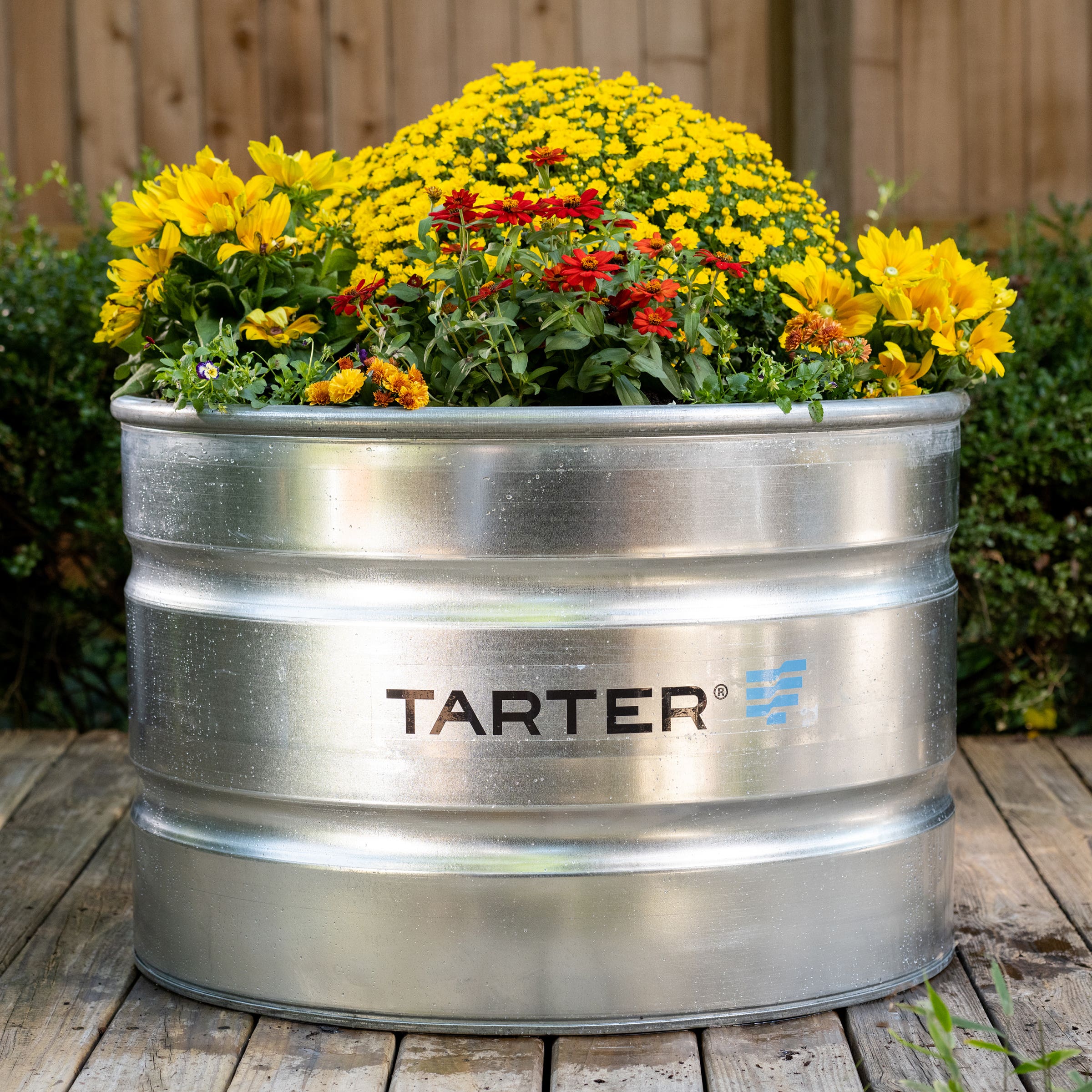 Tarter Round Stock Tank 105 gal Galvanized Steel