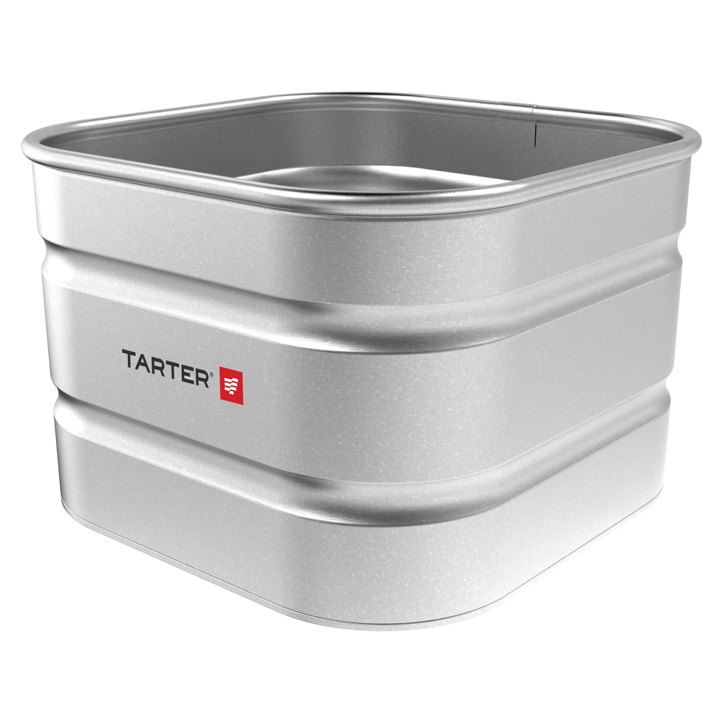 Tarter Square Trough 134 gal Galvanized Steel