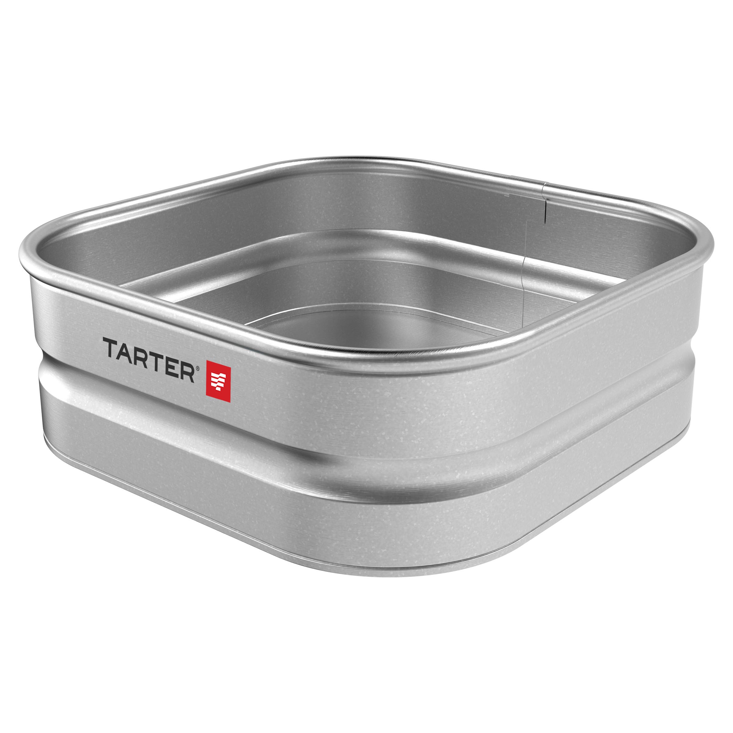 Tarter Square Trough 67 gal Galvanized Steel