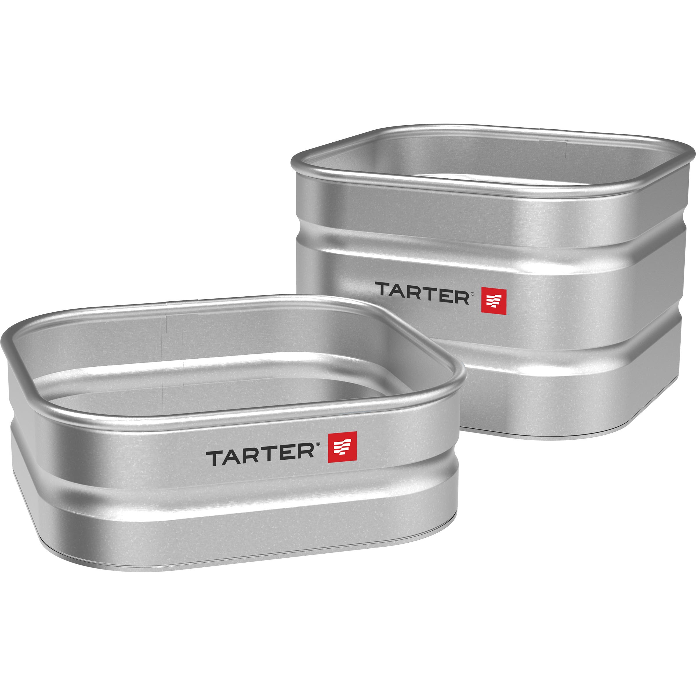 Tarter Square Trough 67 gal Galvanized Steel