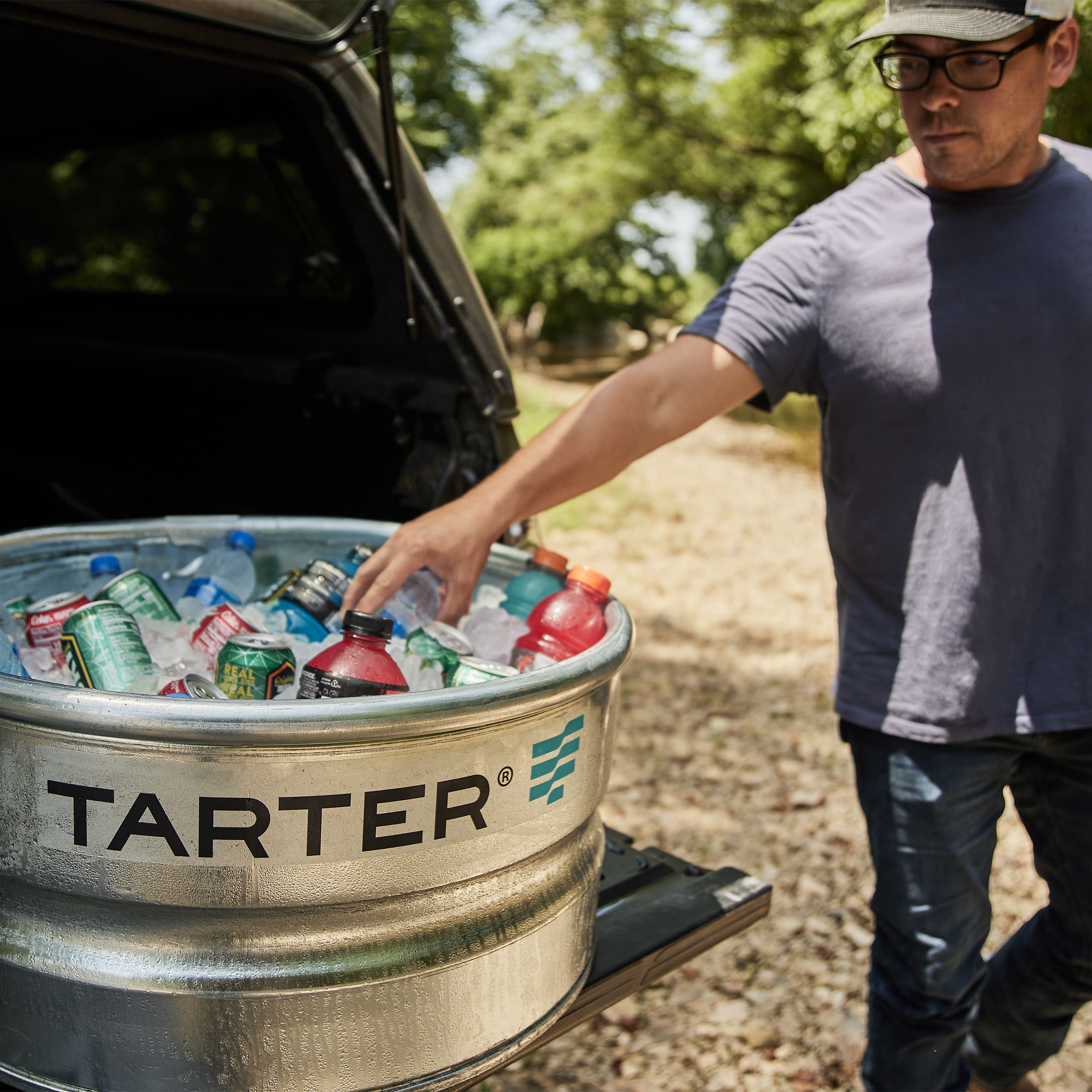 Tarter Round Versa Tank 23 gal Galvanized Steel