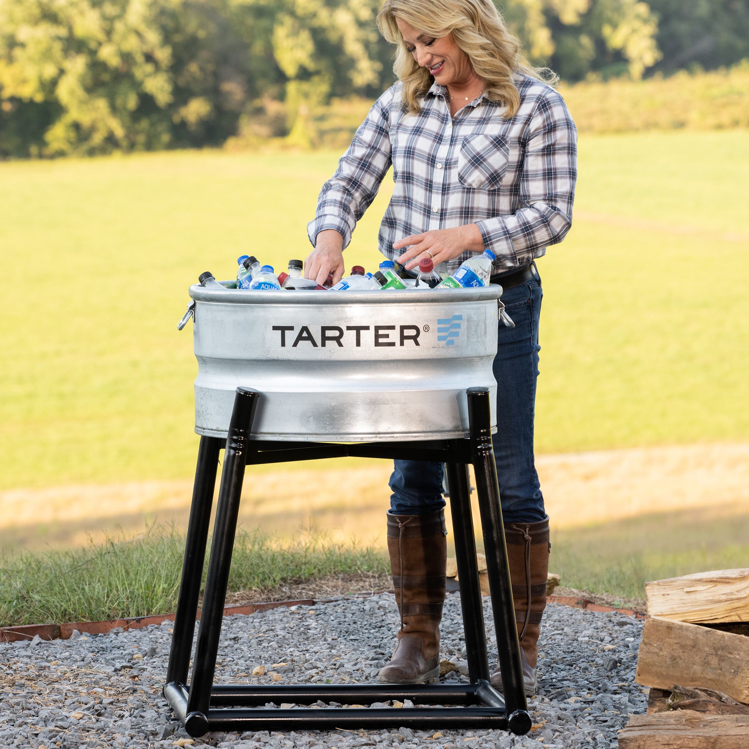 Tarter Round Versa Tank 23 gal Galvanized Steel