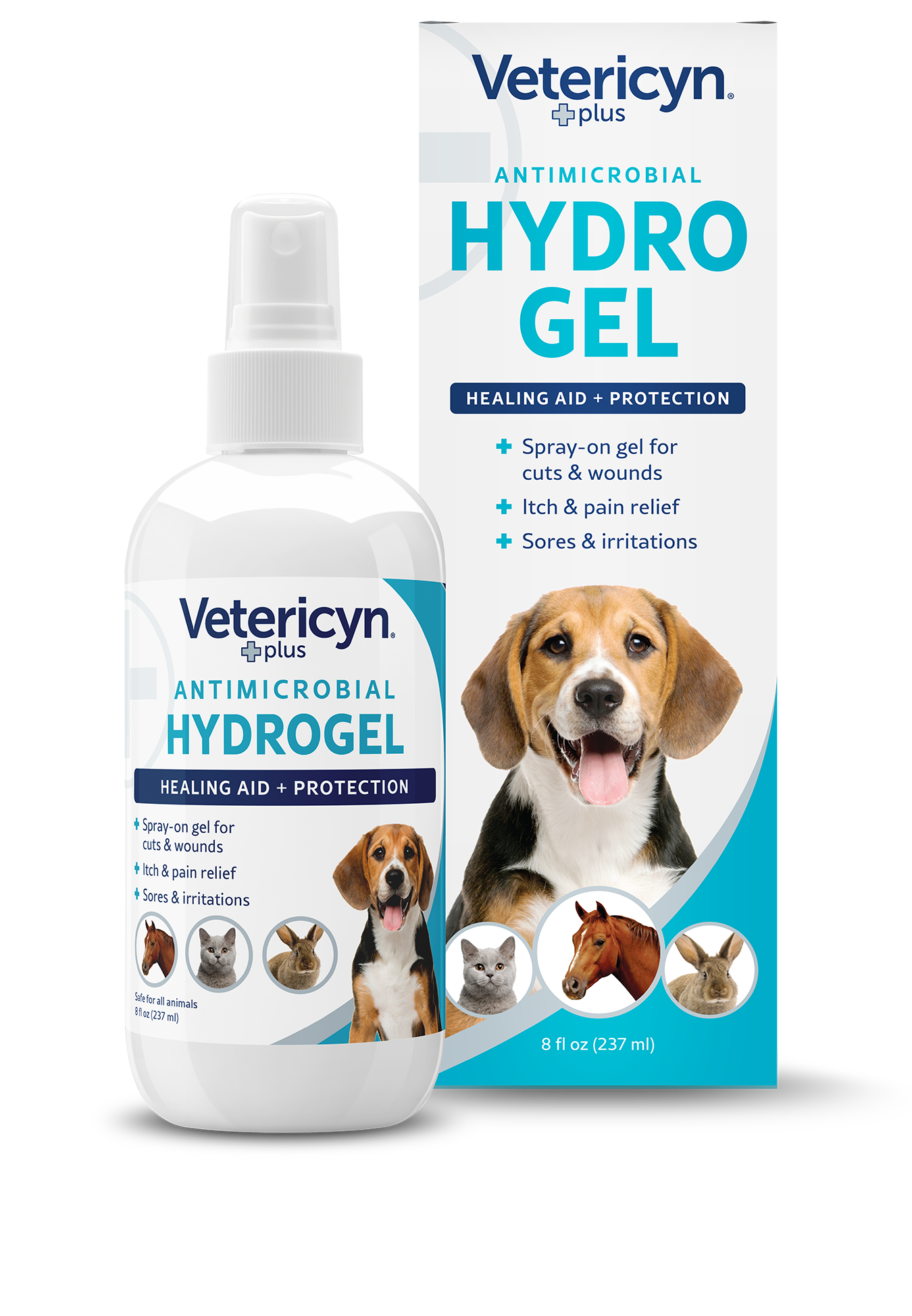 Vetericyn Plus All Animal Antimicrobial Hydrogel, 8 oz