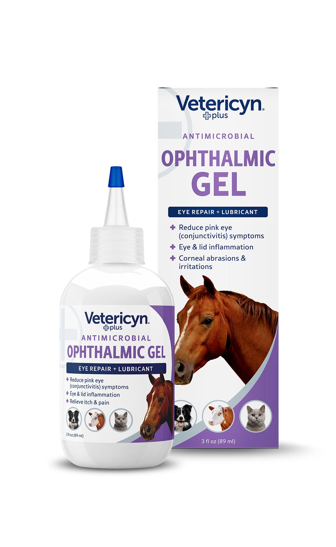Vetericyn Plus All Animal Antimicrobial Ophthalmic Gel, 3 oz