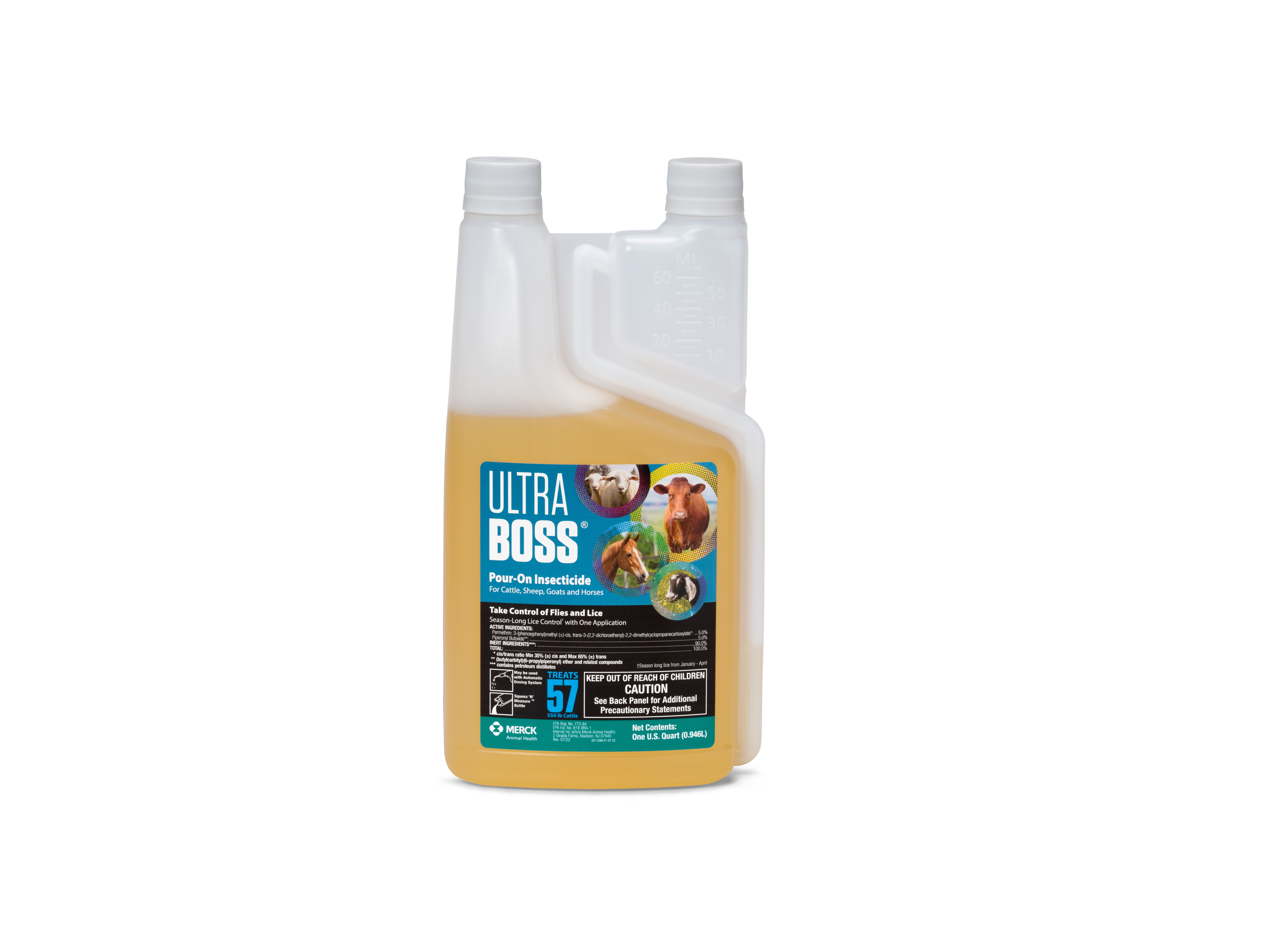 Ultra Boss Pour-On Insecticide, 1 quart