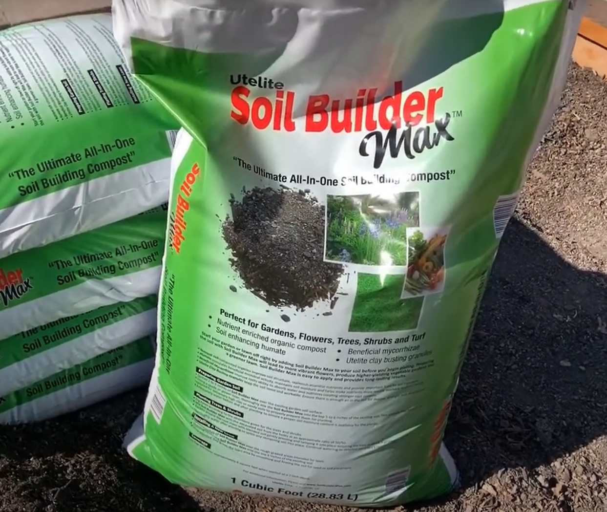 Utelite Soil Builder Max Compost, 1 cu-ft, Bag
