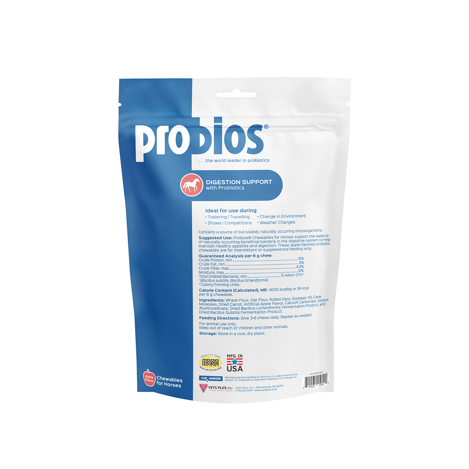 Probios Digestion Support Chewables for Horses