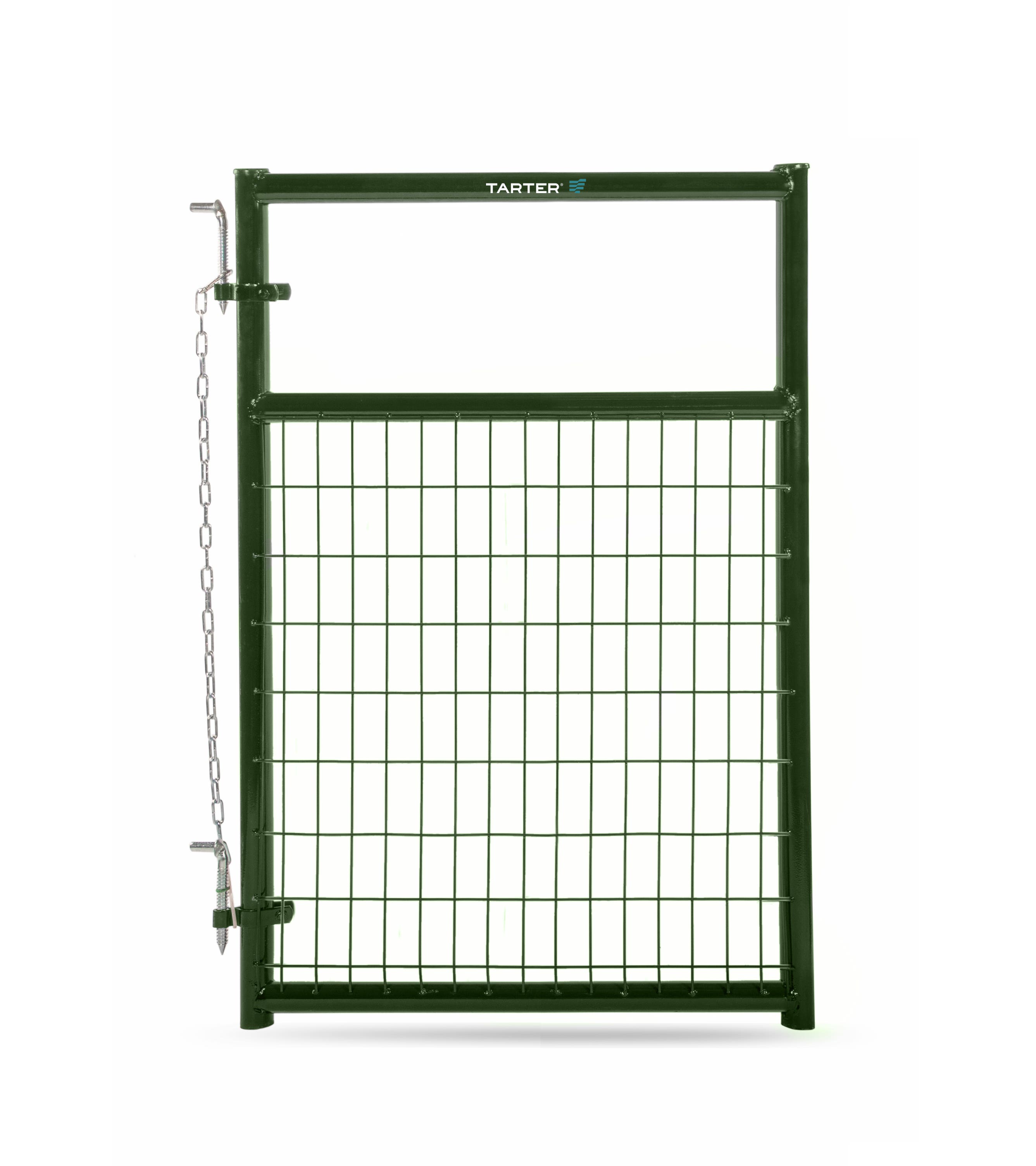 Tarter Watchman Wire Mesh Gate 4 ft × 50 in Black