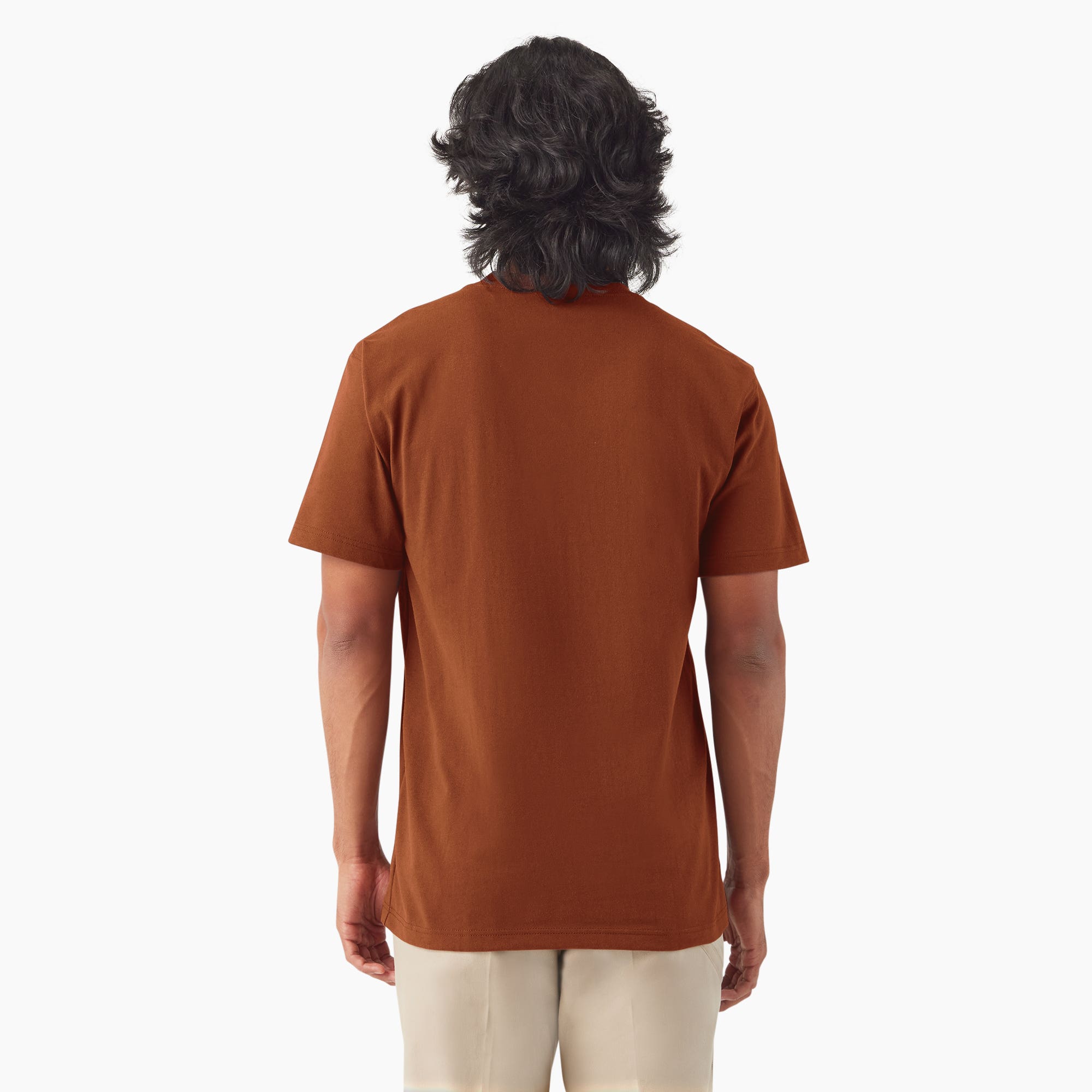 Dickies Men's Heavyweight Short Sleeve Pocket T-Shirt, Cappuccino, XL