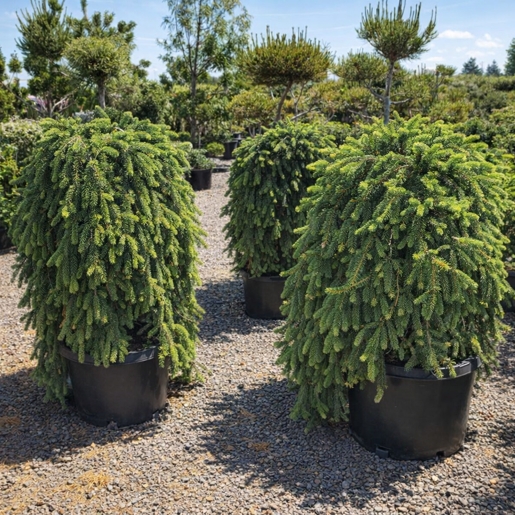 Weeping Norway Spruce, #7 Container Size- 36 Inch