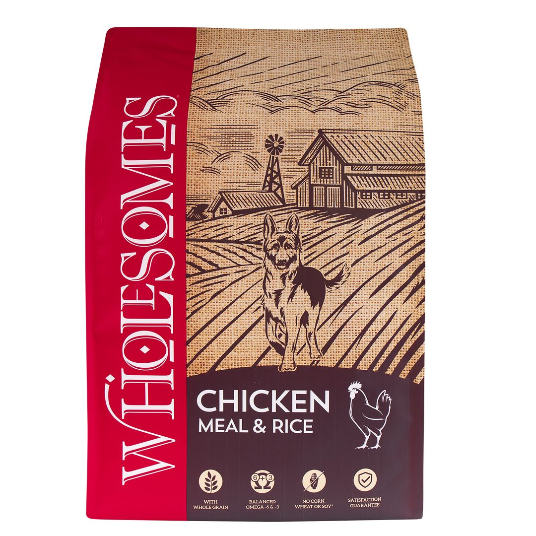 Sportmix Wholesomes Chicken Meal & Rice Dog Food 40 lb Bag