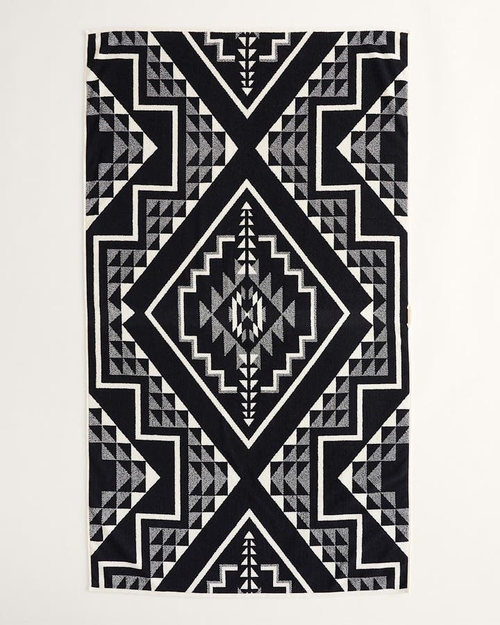 Pendleton Oxbow Spa Towel, Black & White