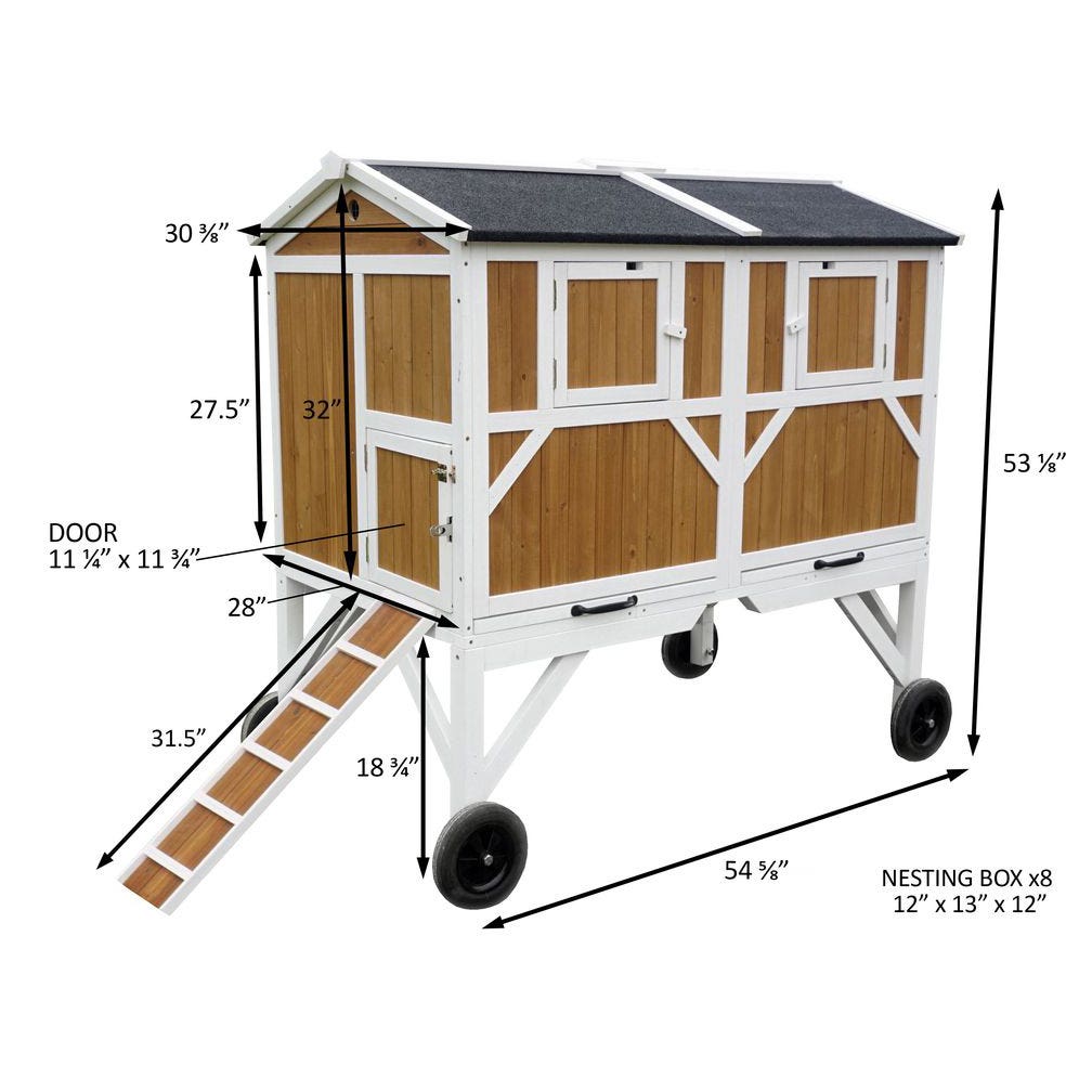 Zoovilla Free Range Chicken Coop