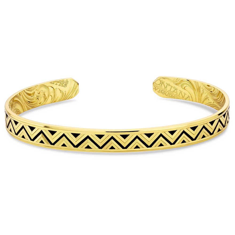 Montana Silversmiths Four Winds Golden Cuff Bracelet