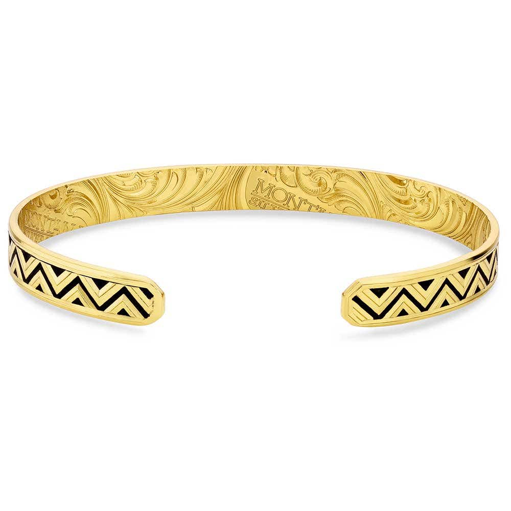 Montana Silversmiths Four Winds Golden Cuff Bracelet