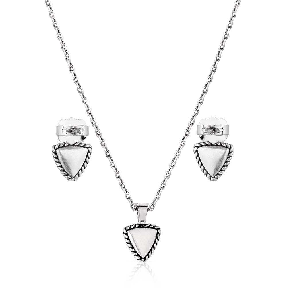 Montana Silversmiths Braided Journey Turquoise Jewelry Set