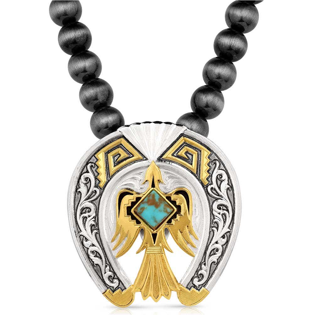 Montana Silversmiths Rise Above Beaded Pendant Necklace