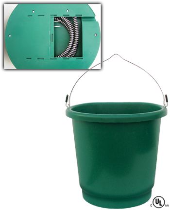 Farm Innovators Heated Flat?Back Bucket – 3 gal