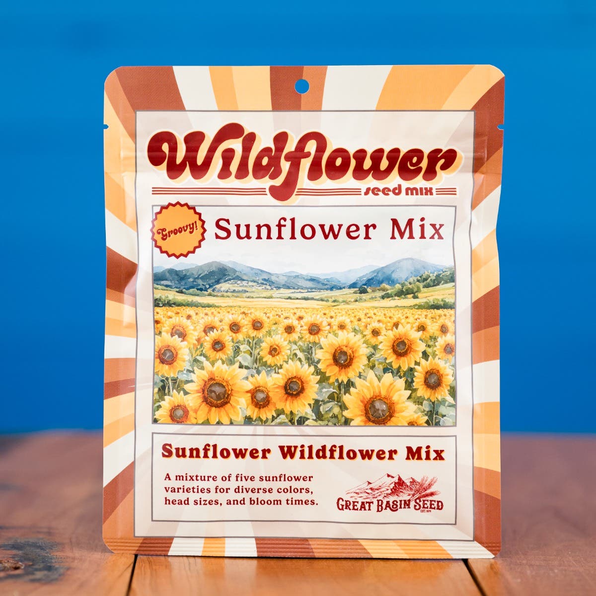 Great Basin Seed Sunflower Wildflower Seed Mix, 3 Oz. Package