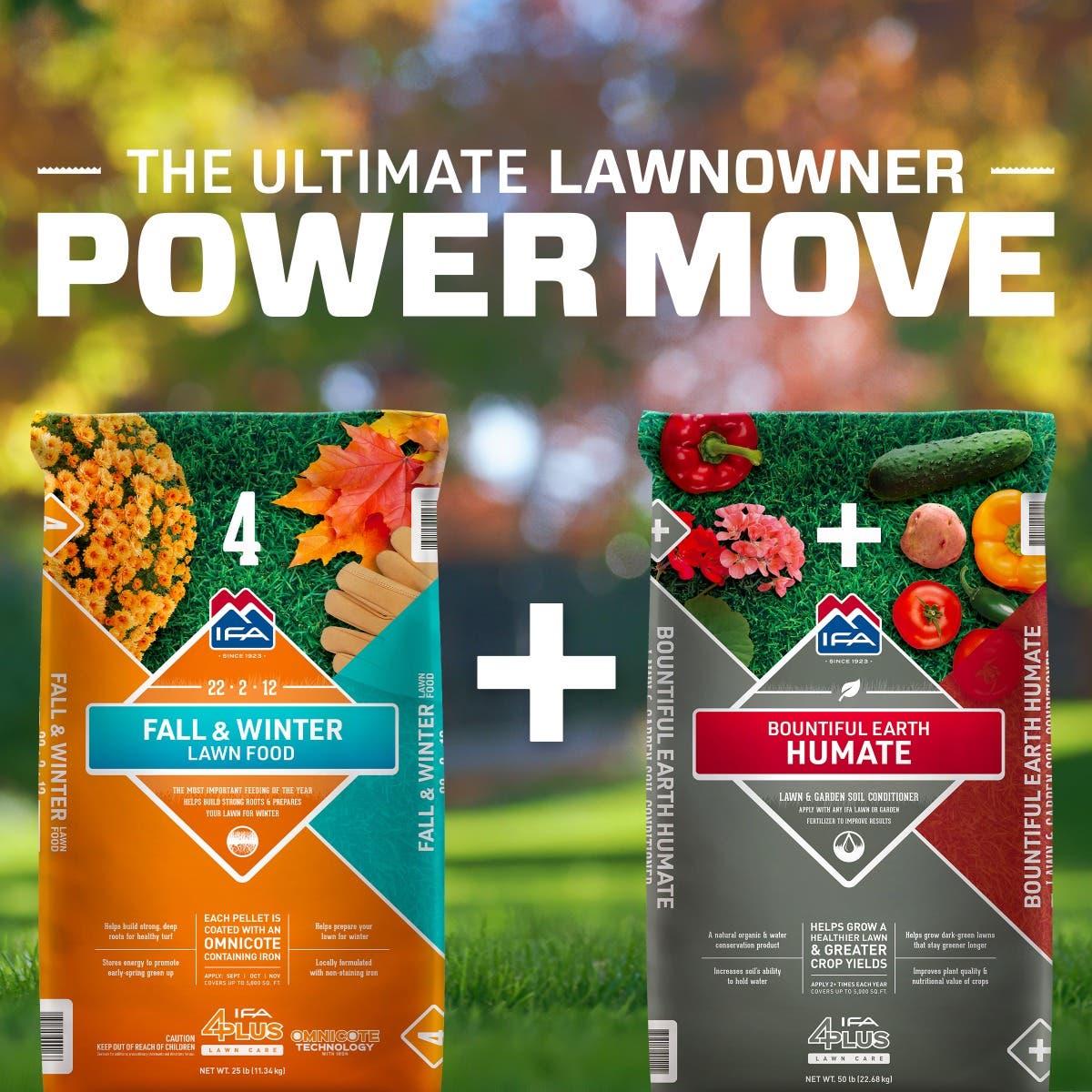 IFA Fall & Winter Lawn Fertilizer, Step 4 of IFA 4Plus Lawn Care