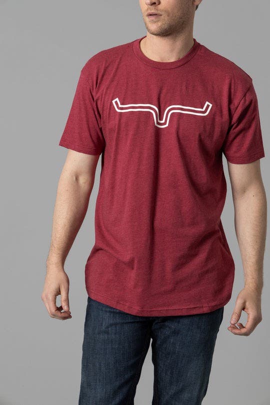 Kimes Ranch T-Shirt, M, Cardinal, Outline Logo