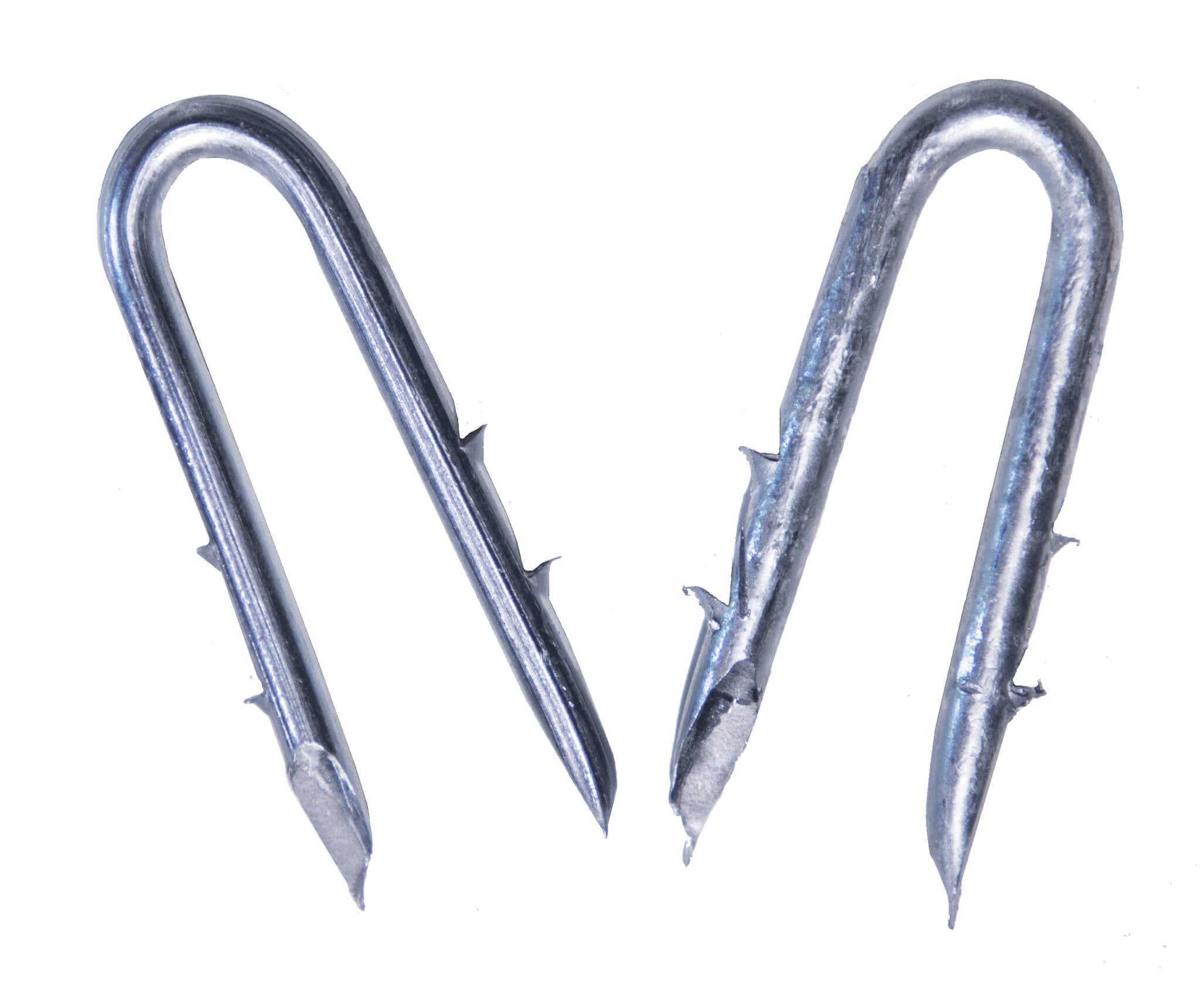 OK Brand Barbed Fence Staples, 1-1/2 in, 50 lb Bucket