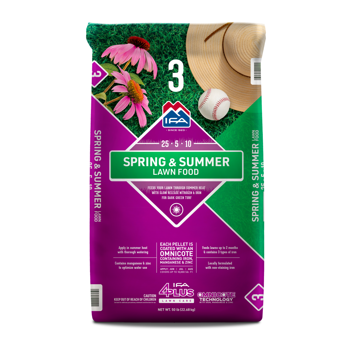 IFA Spring & Summer Lawn Food, 50 Lb. Bag, 25-5-10