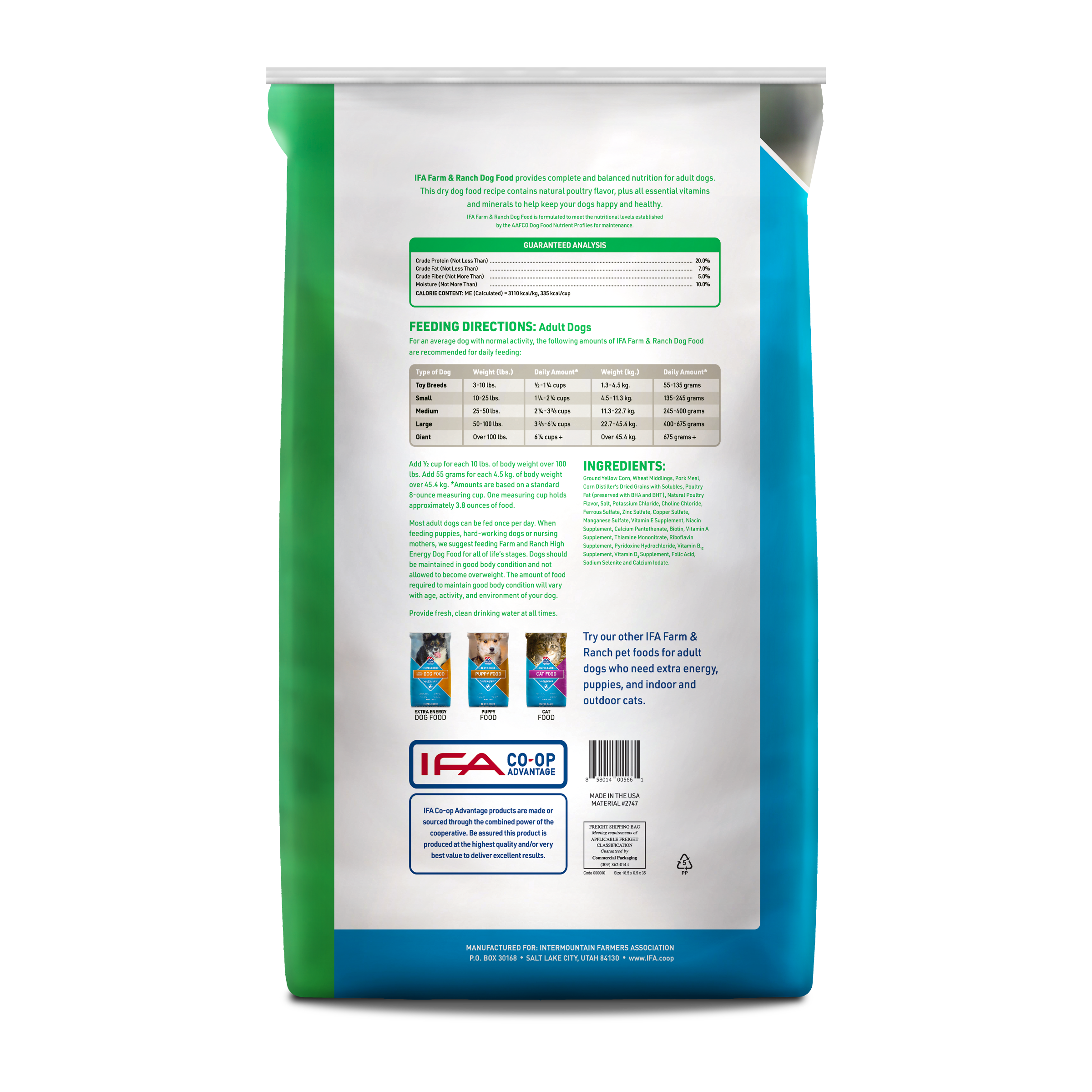 IFA Farm & Ranch Dog Food, 50 Lb.