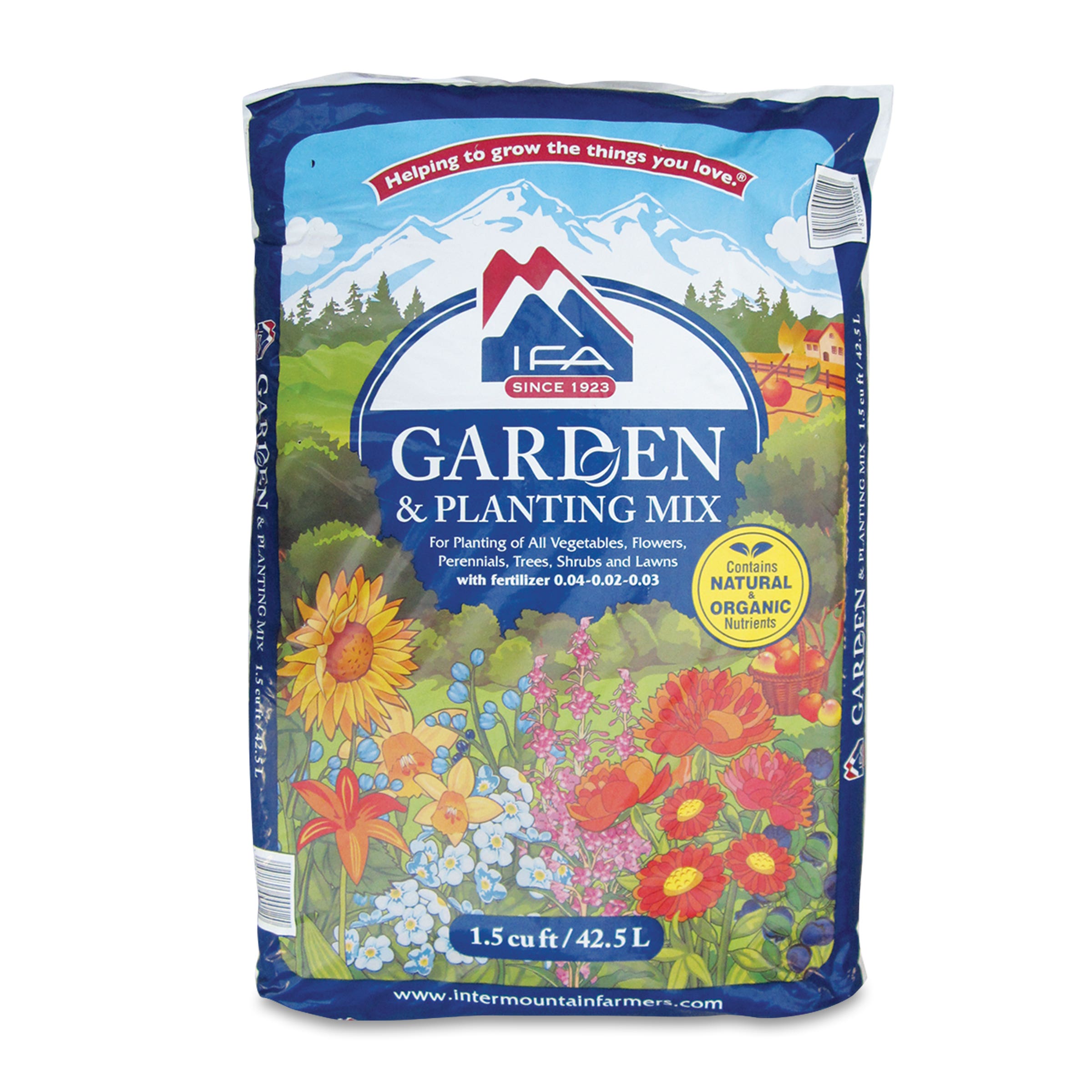 IFA Garden & Planting Mix with Fertilizer, 1.5 Cu. Ft.