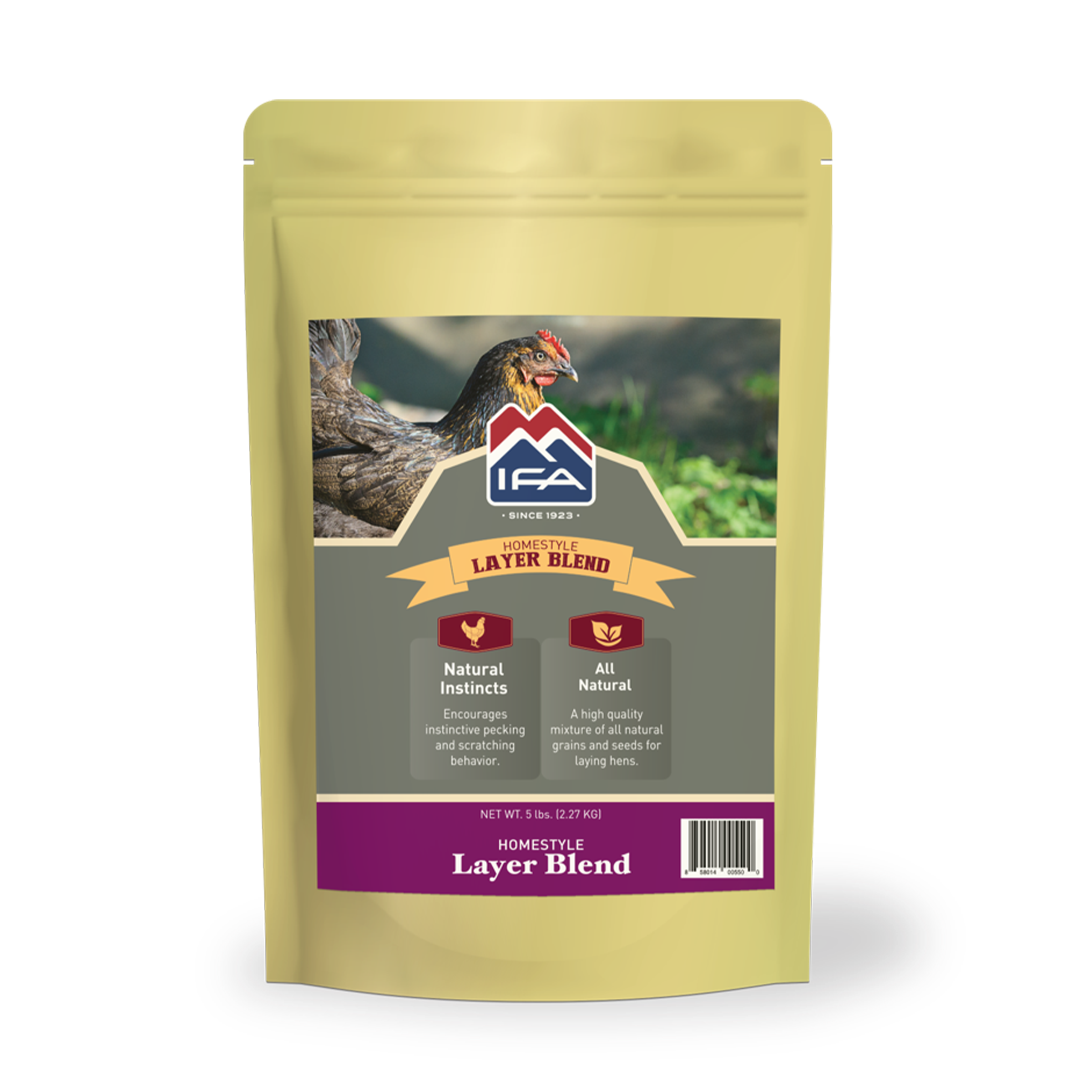 IFA Homestyle Poultry Layer Feed, 5 Lb. Bag